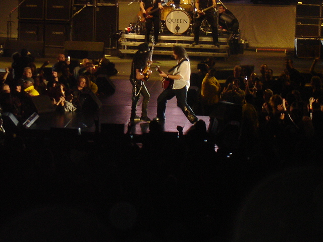 Brian and Slash - rocking at the Bowl